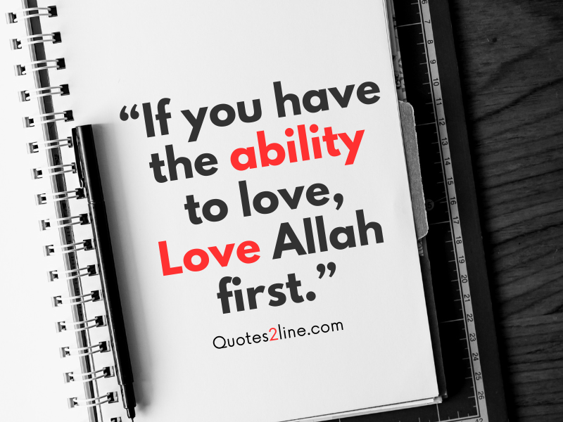 Islamic Quotes - Allah Love Quotes